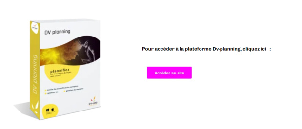 Accéder à la plateforme Dv-Planning