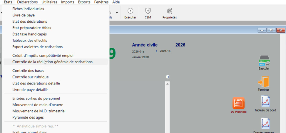 Outil de vérification de la réduction générale de cotisation 2025